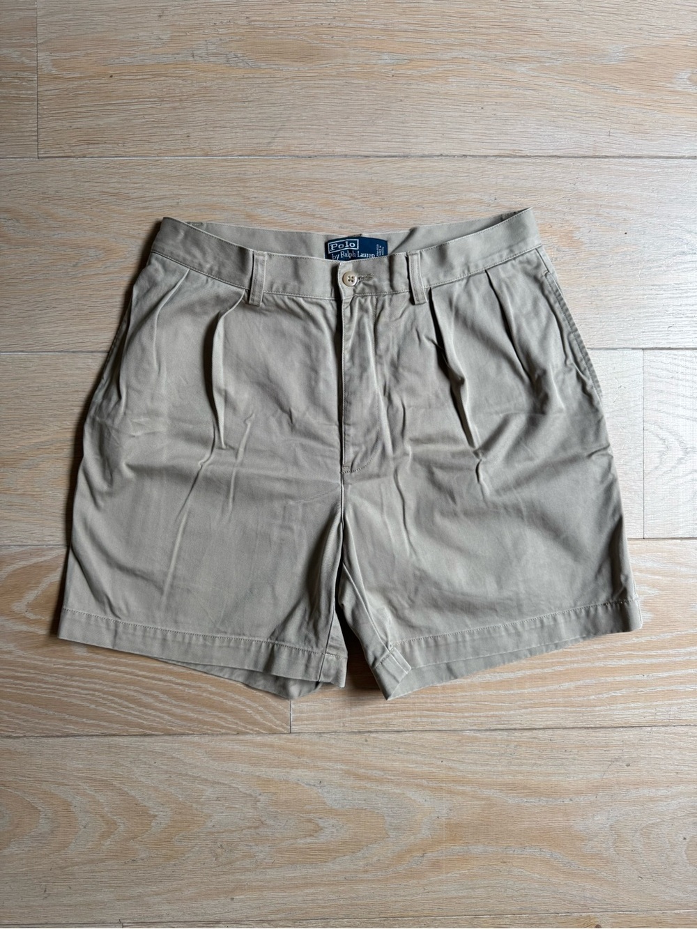Ralph Lauren Men’s Flat Front Khaki Shorts